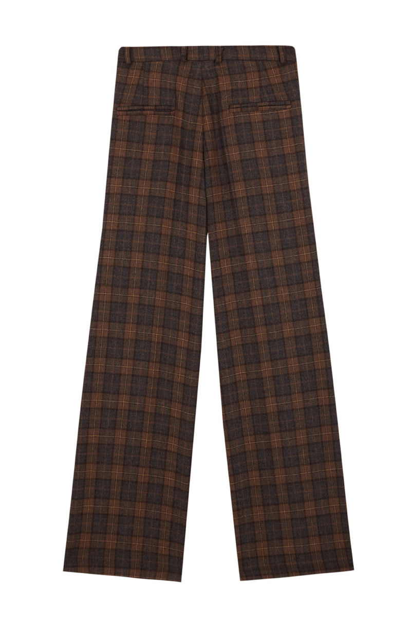 Brown plaid