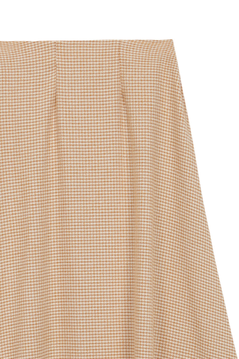 Beige houndstooth