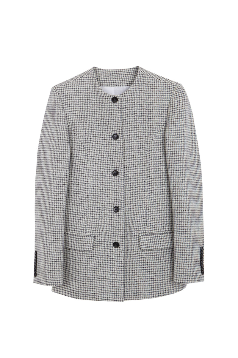 Grey houndstooth