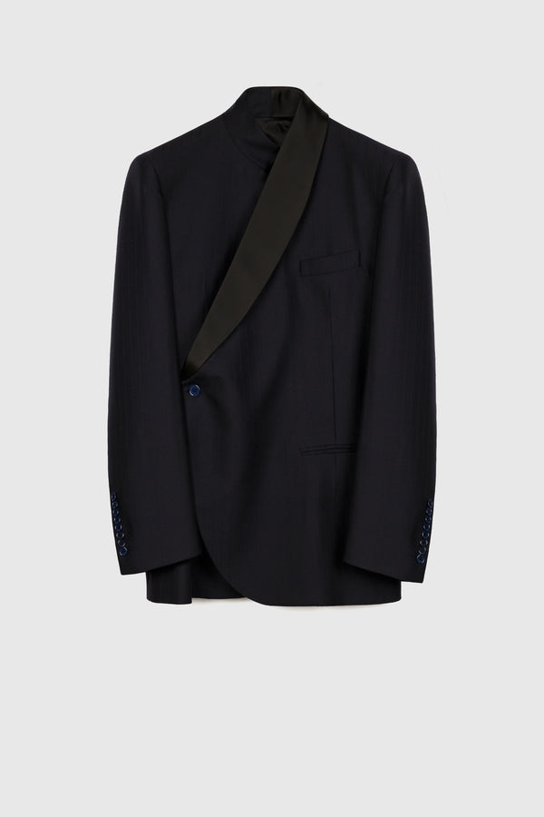 Asymmetrical suit jacket